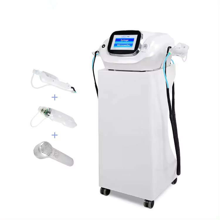 Dermashine 4th Generation Rf Gold Microneedle Skin Tightening Anti-aging Micro Needle Injector Mesotherapy Machine Facial Injection Gun