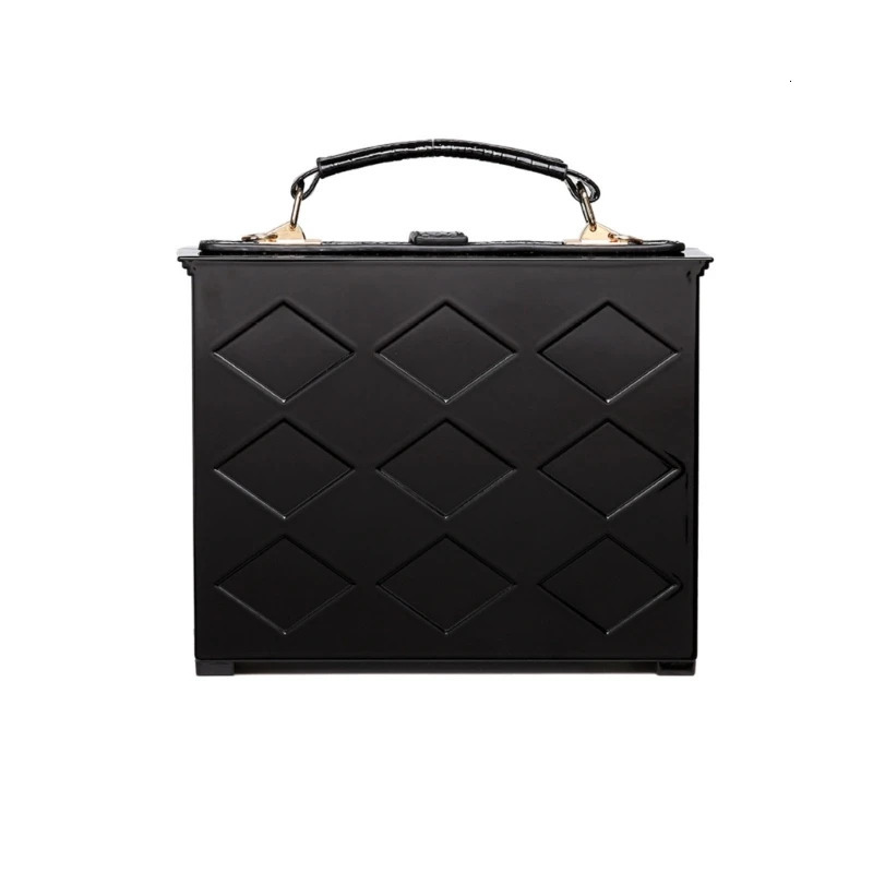 Women Vintage Acrylic Piano Shaped Clutch Box Shoulder Bag Elegant Evening Crossbody Handbag Top Handle Purse 240304