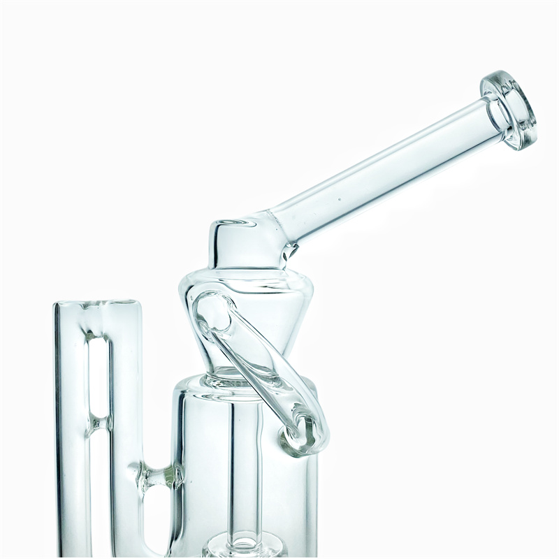Heady bongs recycler hydratube glass hookah with perc for evaporator to create smooth and rich steam