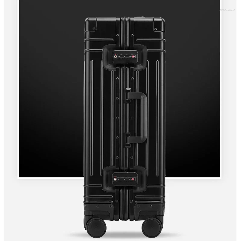 Suitcases 2024 Selling Aluminum Travel Suitcase Hard Trolly Case Aluminium Luggage 20"24"26"29" Inch