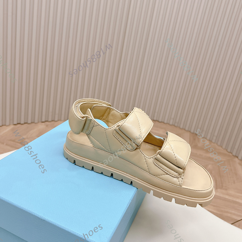 Fashion Womens Woven Leather Summer Platform Sandals Beach Gladiator Weaving Shoes Round Slides Slippers