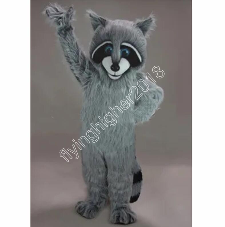 Professional Raccoon Mascot Costume Carnival Party Stage Performance Fancy Dress for Men Women Halloween Costume