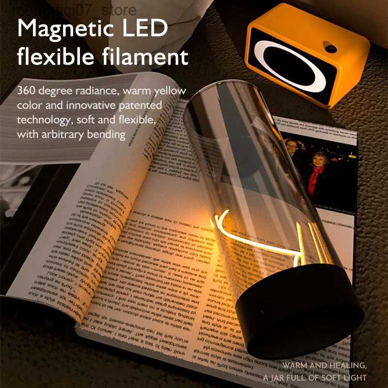 Lamps Shades AUGE LIGHT Minimalist Table Lamp Creative Design Bedside Cordless Desk Lamp Rechargeable Modern for Office Bedroom Living Room L240311