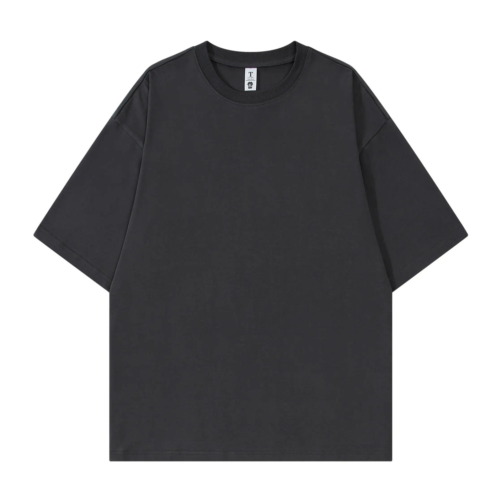 240g Thicker Oversized Tshirt For Man Clothing Manufacturer Custom Graphic Screen Printing Blank 100% Cotton Loose Fit Tee Tops 240301