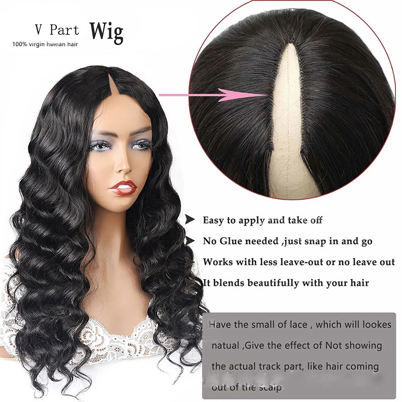 10-32inch Loose Deep V Part Lace Wig Mechanism Brazilian 100% Human Hair Yirubeauty Indian Virgin Hair Natural Color 150% 180% 210% Density
