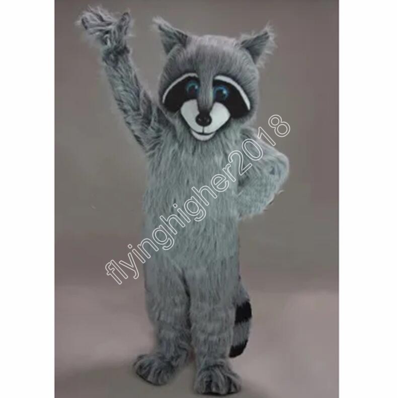 Professional Raccoon Mascot Costume Carnival Party Stage Performance Fancy Dress for Men Women Halloween Costume