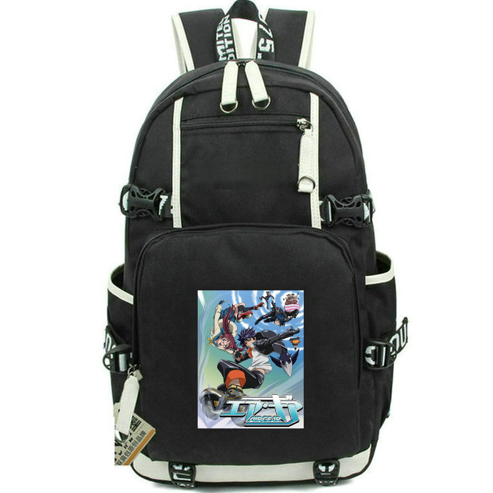 Air Gear backpack Sleeping forest daypack Spit Fire Comic school bag Print schoolbag Computer day pack