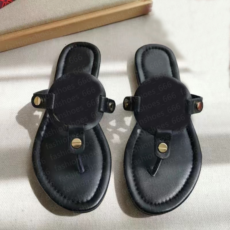 Luxury Designer Womens Slipper Sandals Shoe Slide Summer fashion Wide flat flip-flops classic printed letter sandals size 35-42