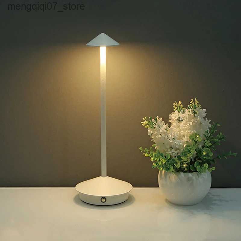 Lamps Shades Cmoonfall Luminaria De Mesa Wireless Led Bedside Table Lamp Rechargerble For Bedroom Decoration Chambre Design Desk Night Lights L240311