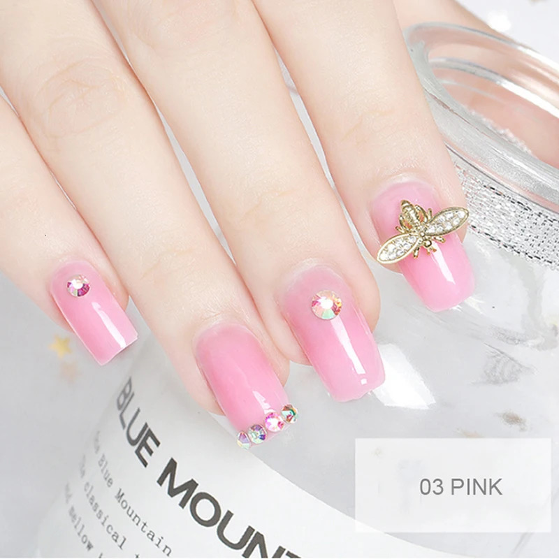 Poly Nail Gel Set with 6W LEDUV Lamp full Manicure Quick Extension Kit Building Polygels for Art Tool 240229