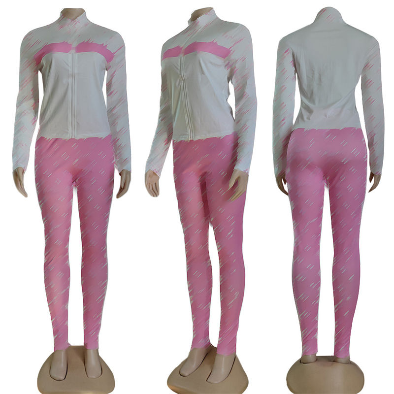 Clothes Outfits Gym High Waist Leggings Trouser Suits Stylish Plus Size Clothing Women Tracksuit