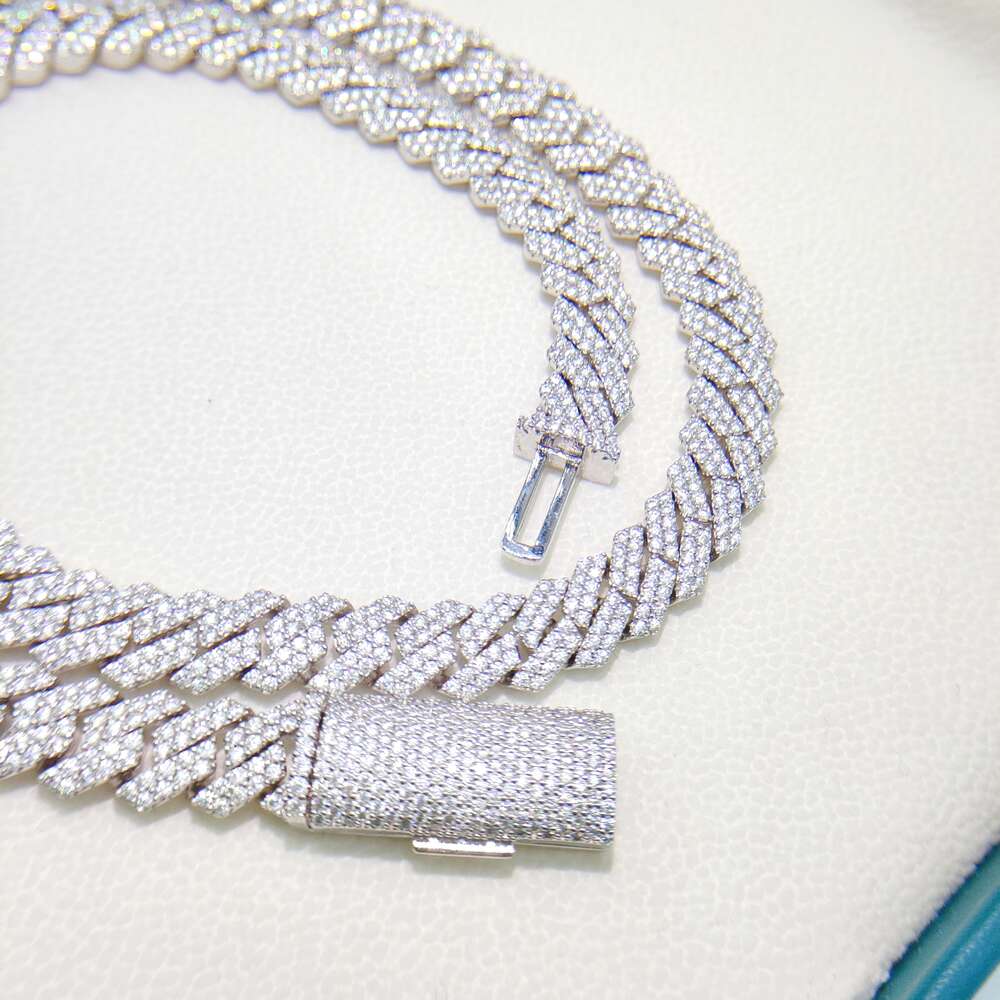 Sell Iced Out Cuban Link Vvs Diamond Hip Hop 10mm Moissanite Cuban Chain