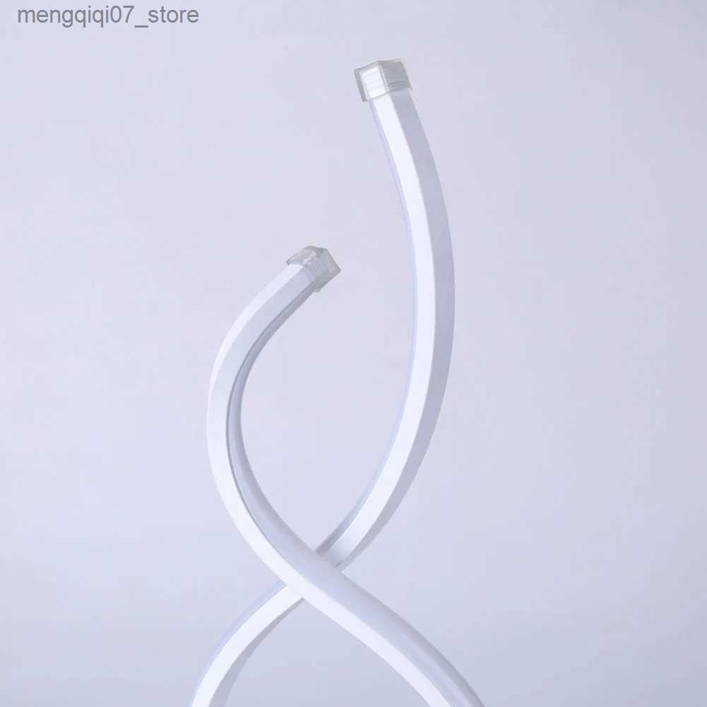 Lamps Shades Modern Table Lamp Acrylic Metal Desk Lamps Bedroom Bedside Decoration Home Living Study Room LED Lighting Fixture L240311