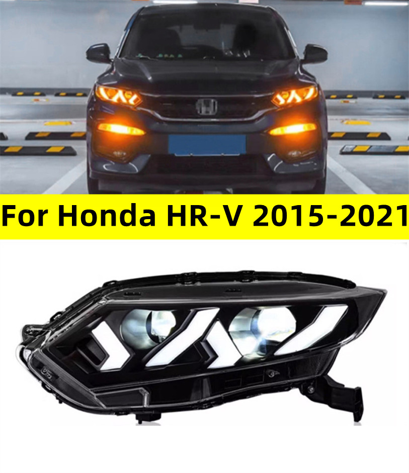 Headlights for Honda HR-V LED 20 15-20 21 HRV Vezel Headlight LED DRL Assembly Upgrade High Dynamic Front Lamp