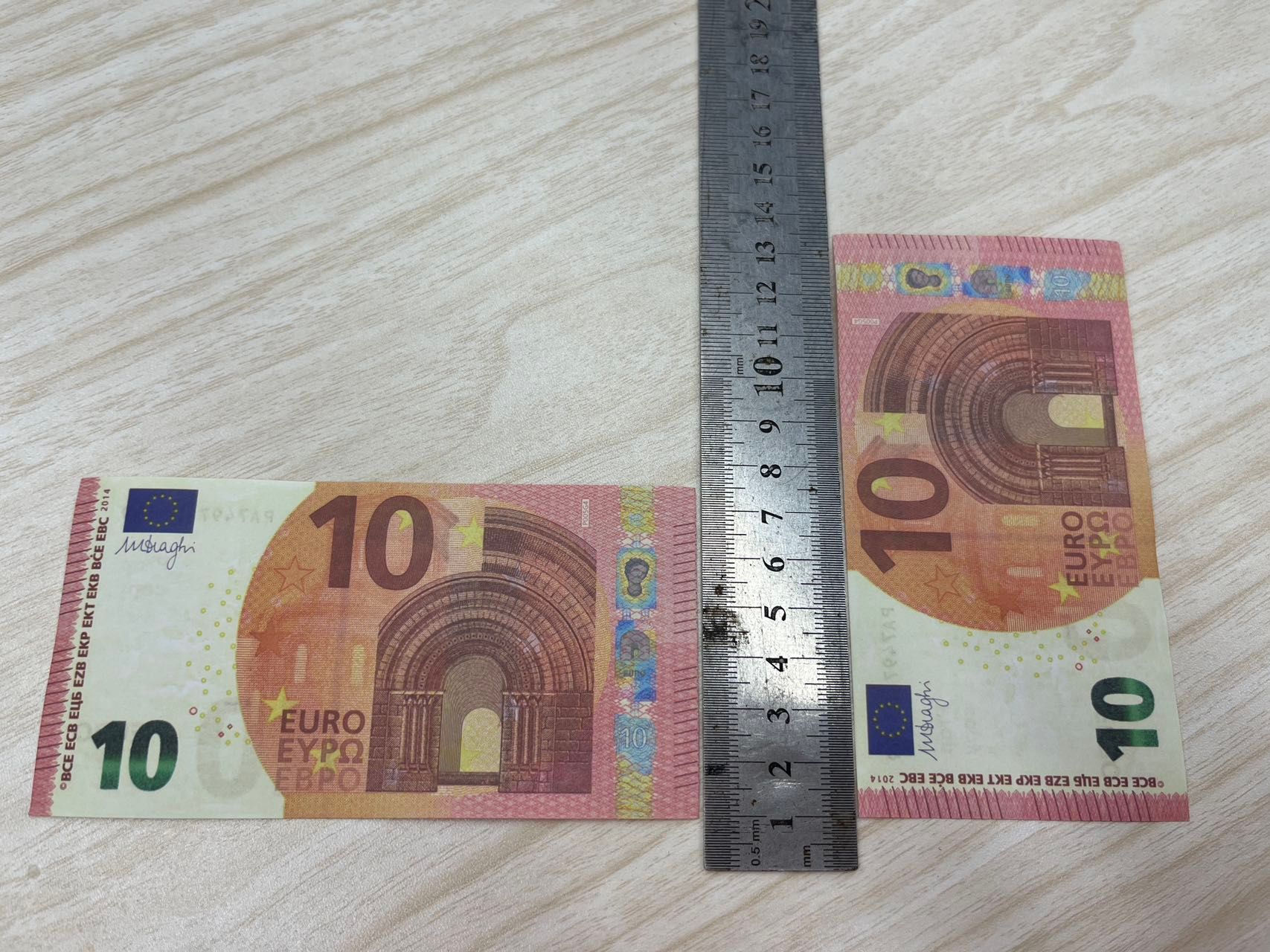 Banknotes Euro Actual Real Size Ffcjb Counterfeit Copy Money 1:2 Nwgil 3a3