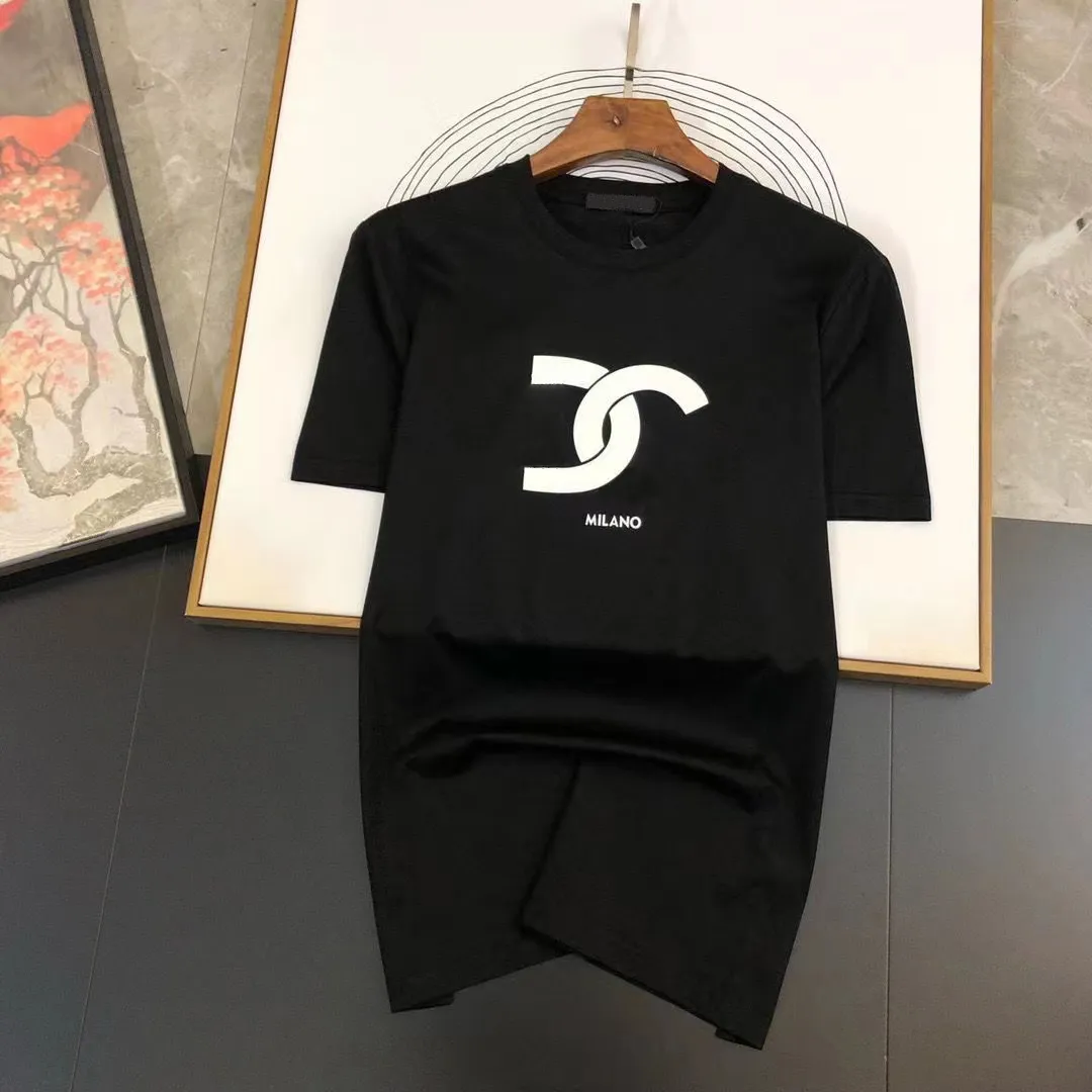 Asian Size M-5XL Men's Designer Luxury Top Oversized T-shirt Clothing Fashion summer sailor collar short sleeves #123