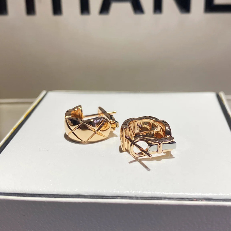 Women Designer Hoop Earrings Dangle Chandelier Enamel Studs Vintage Classic Letter Gold Plated Jewerly Girls Round For Party