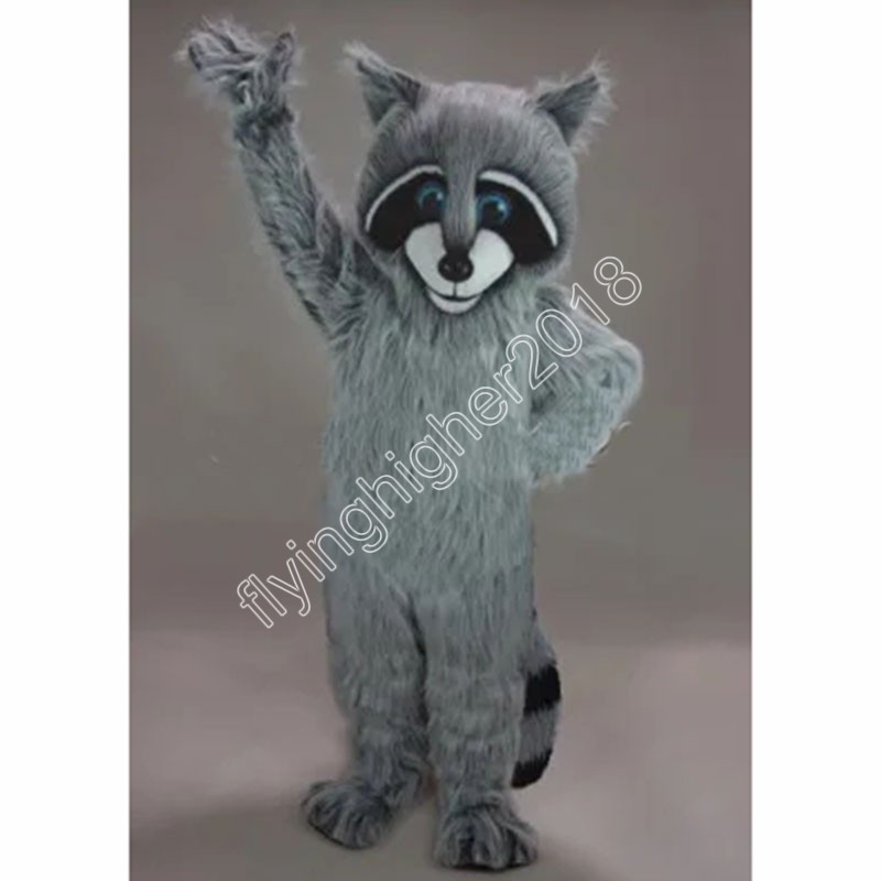 Professional Raccoon Mascot Costume Carnival Party Stage Performance Fancy Dress for Men Women Halloween Costume
