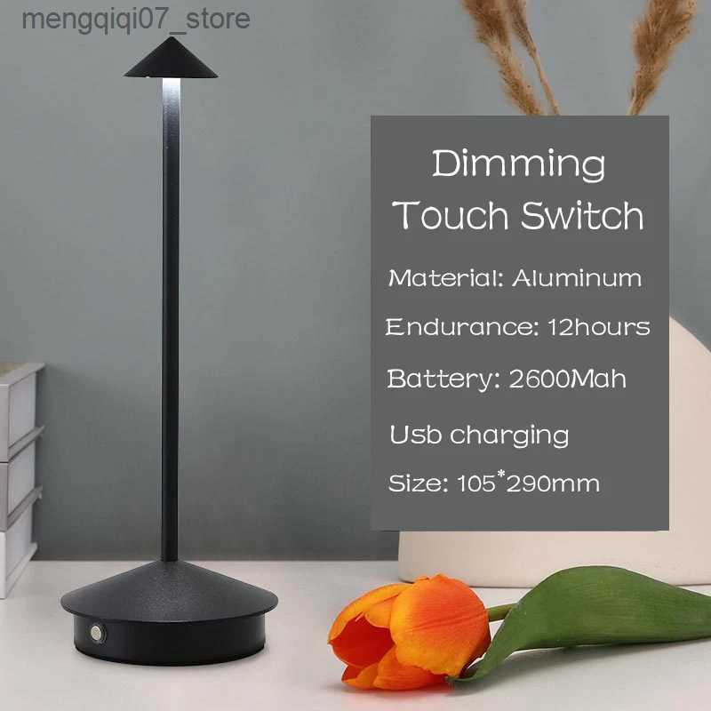 Lamps Shades Cmoonfall Luminaria De Mesa Wireless Led Bedside Table Lamp Rechargerble For Bedroom Decoration Chambre Design Desk Night Lights L240311