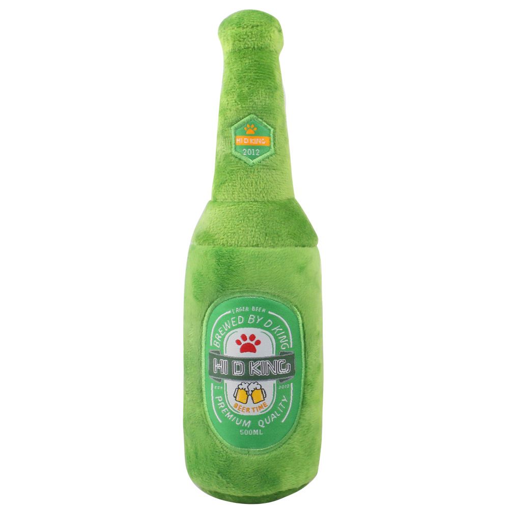 Squeaky 1Pc Wine Bottle Puppy Teething Toys Funny Dog Toy 1106