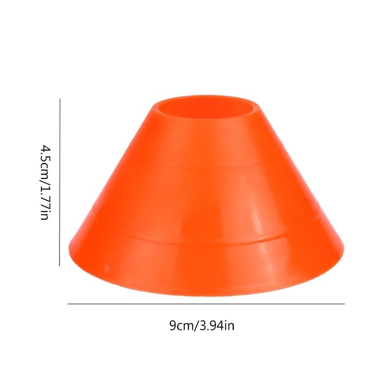 10 PiecesSet Disc Cone Kit Soccer Cones Agility Drills Mark Disk with Holder for Sport Football Training Practice 240228