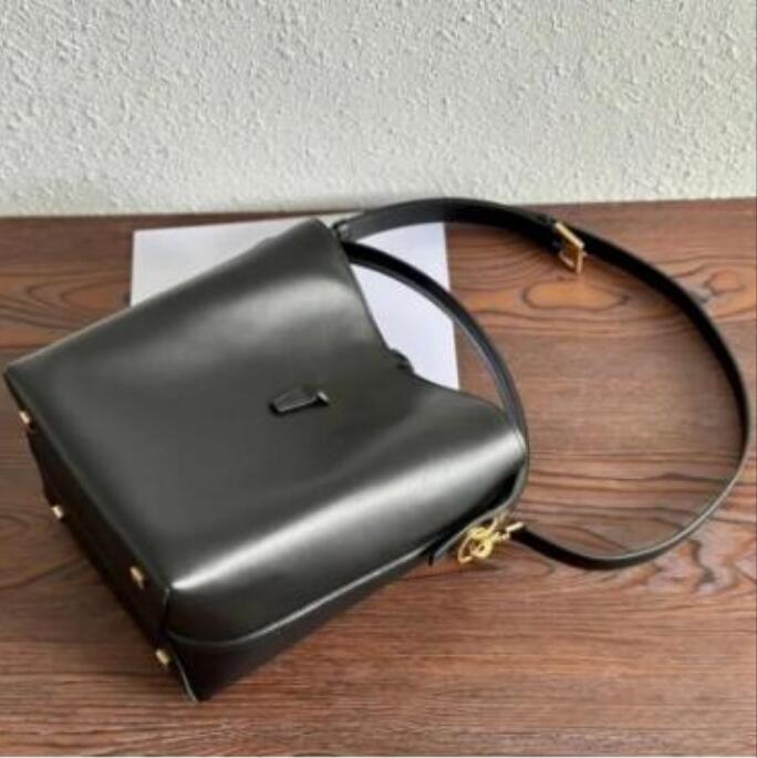 top quality Luxurys Handbags LE 37 Designer Bag Shiny Leather bucket bag Women Fashion Cross Body Shoulder Bags tote 2-in-1 mini Wallet Purse with Box 01102