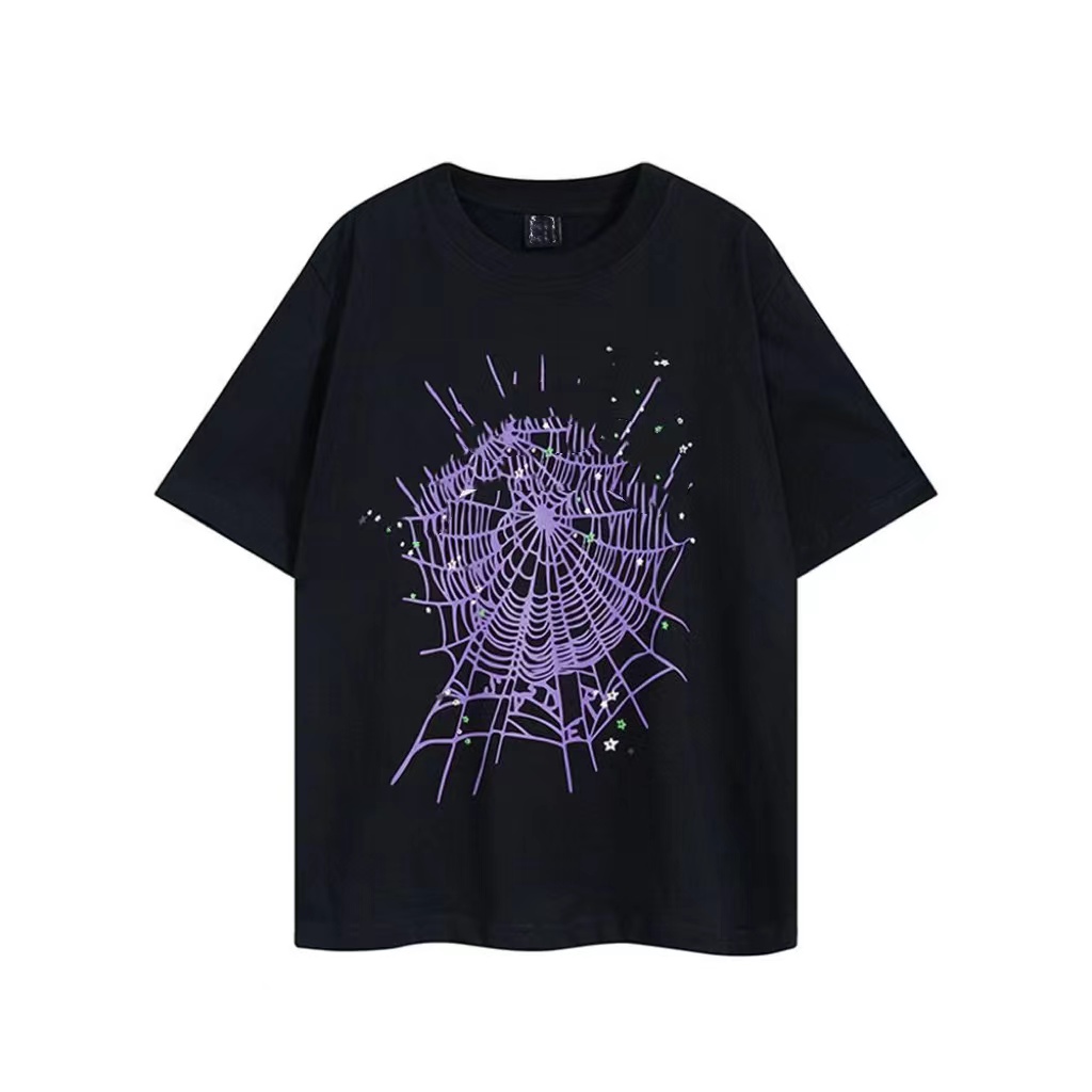 Famous Mens High Quality Shirt Letter Print Round Neck Short Sleeve Black White Fashion High Quality Tees