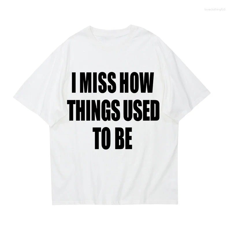 Y2k Men's T-Shirts | Cotton Punk Haruku Letter Print Tee