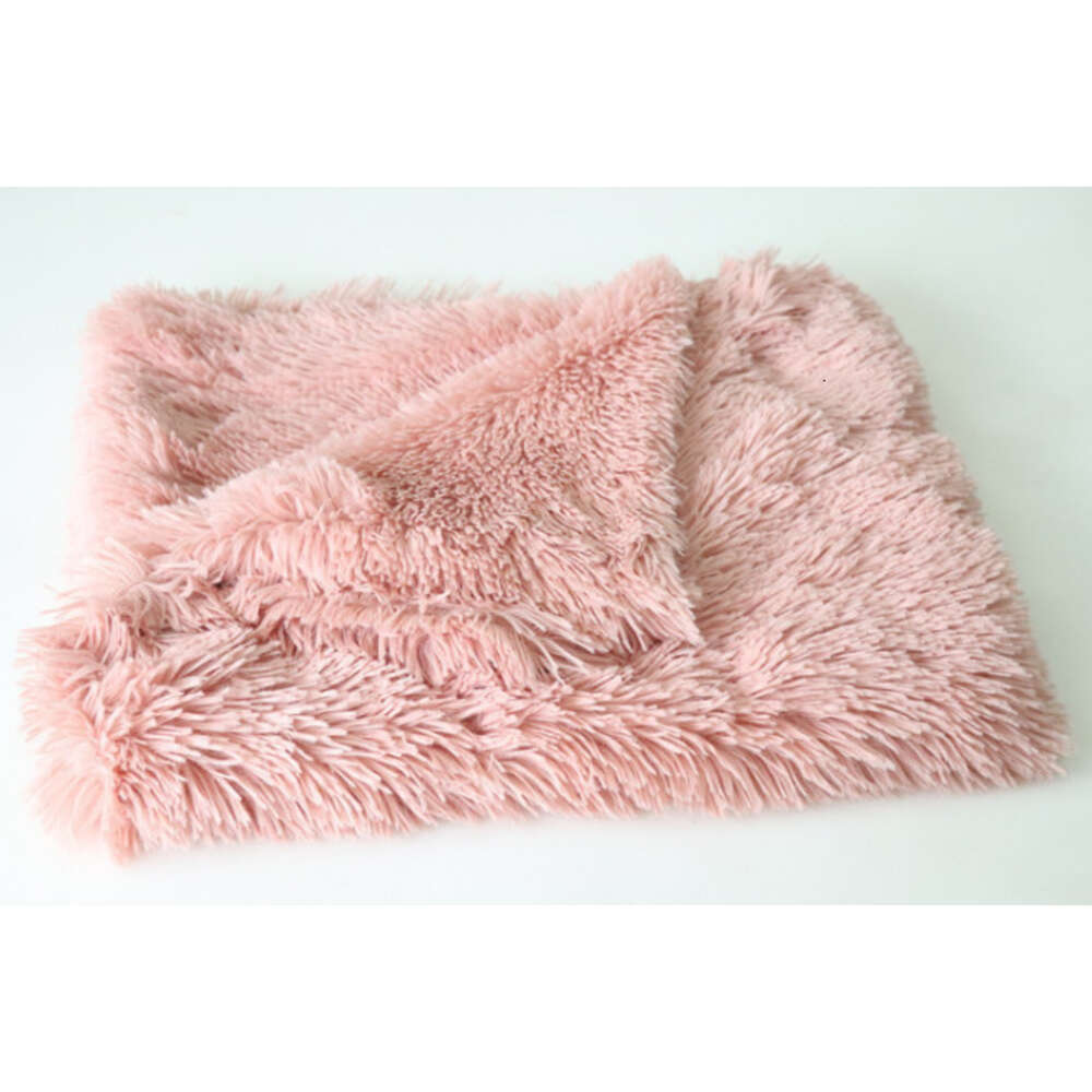 Plush Double Golden fur dog mat Cat blanket Warm and comfortable pet supplies