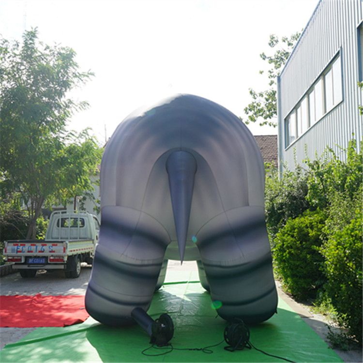 Ground Inflatable Balloon hippopotamus inflable hippo With High Quality Strip For Huge Mall's Marine theme Decoration