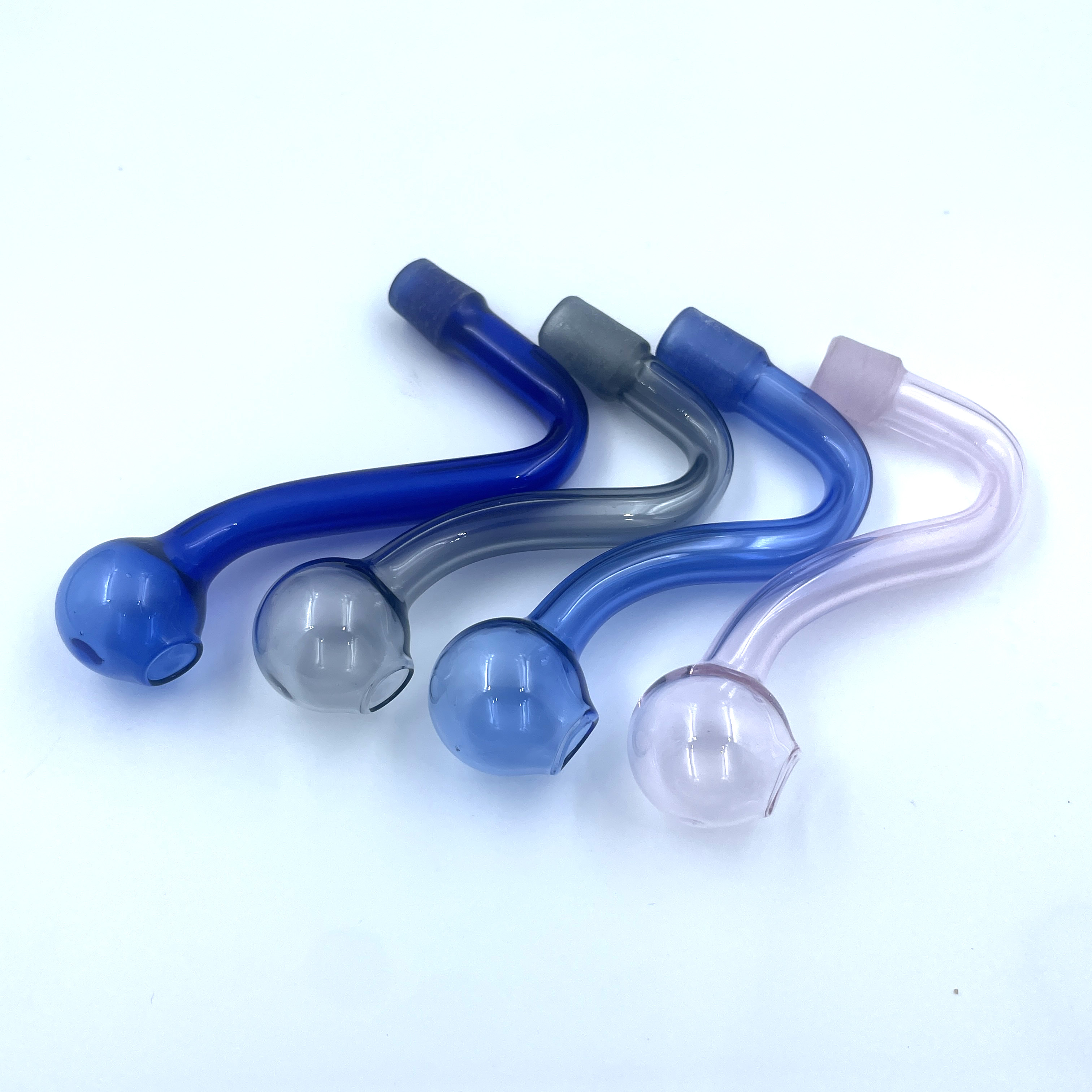 10mm male hookahs PIPES clear thick glass oil burner water pipes bongs big bowls smoking