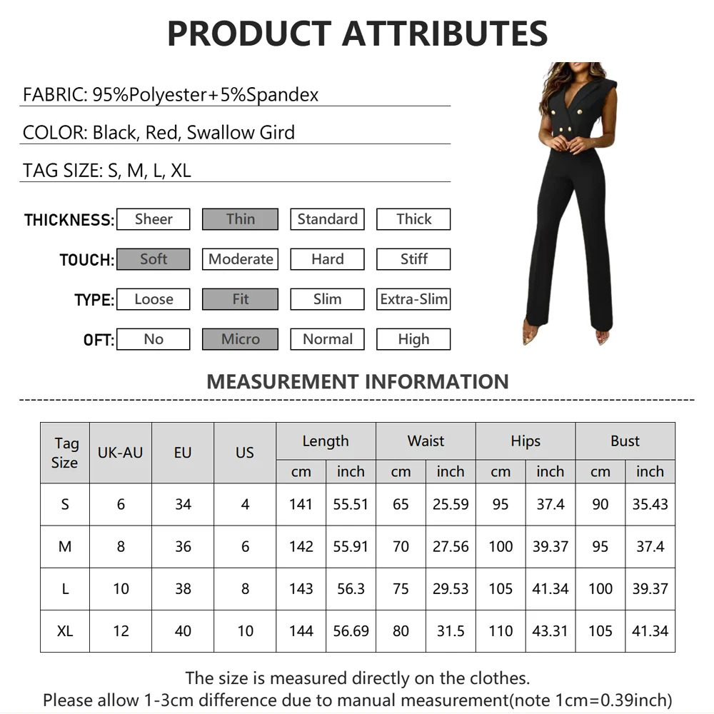 Women Suit Elegant Vintage High Jumpsuit 2023 Autumn Casual Loose Wide Long Pants Sexy Club Bodysuits Evening Party Female Cloth 240308