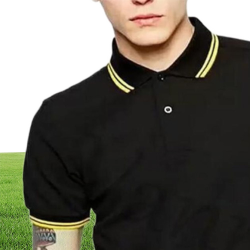 a1 FashionMen Classic Polo Shirt England perry Cotton Short Sleeve NEW Arrived Summer Tennis Cotton Polos White Black S3XL