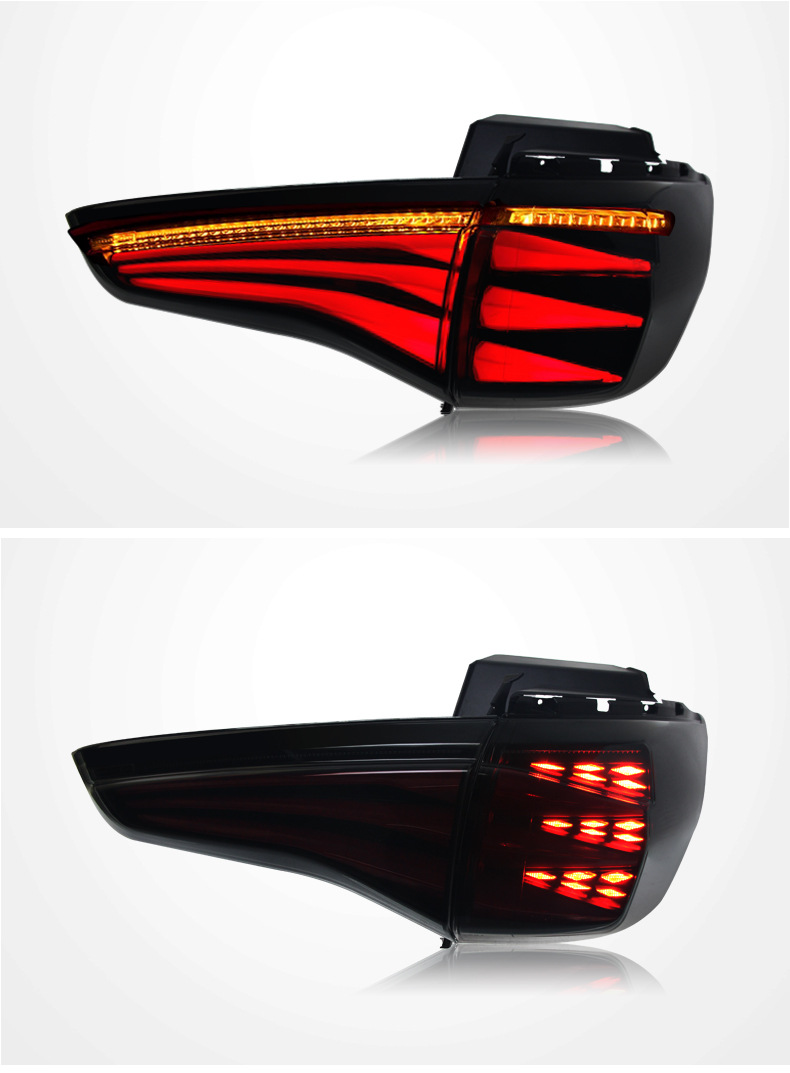 LED Through Taillight For Buick GL8ES 20 20 653T Taillight Assembly DRL Fog Brake Lamp Assembly Tuning Light Plug And Play