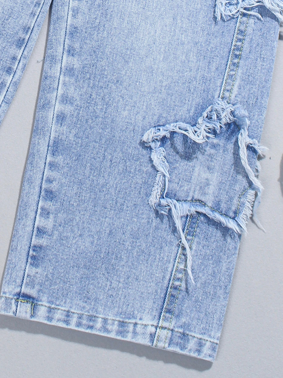 Jeans For Girl Star Pattern Kids Jeans Girls Casual Style Children Jeans Spring Autumn Childrens Clothes 6 8 10 12 14 240228