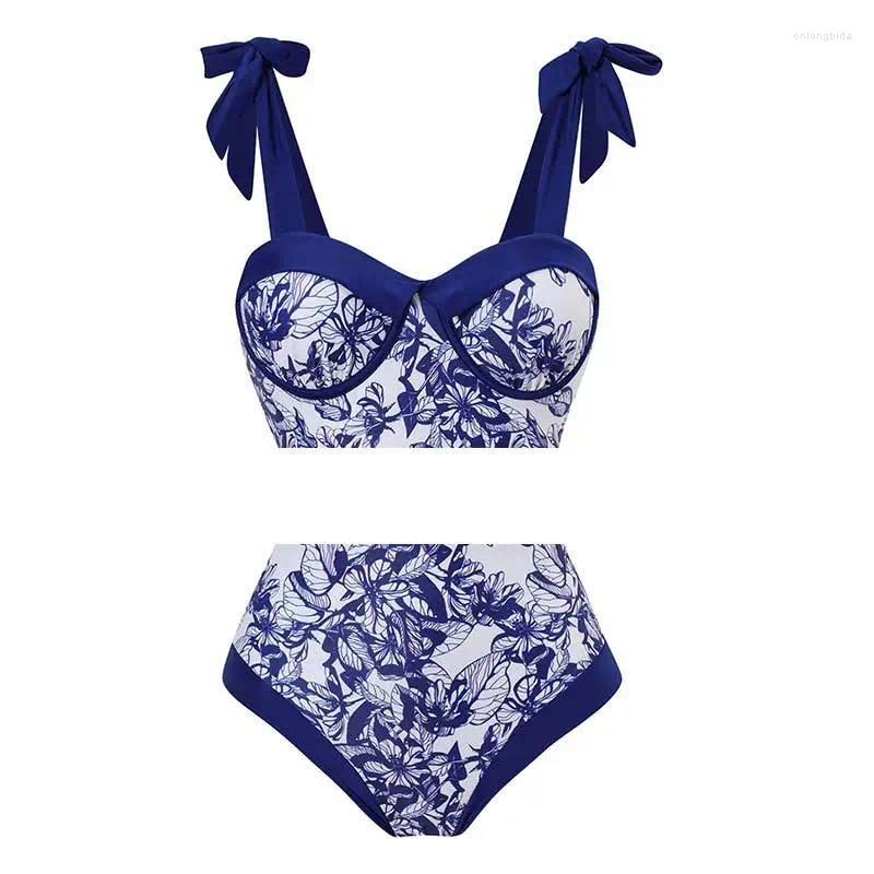 Womens Swimwear Vintage Bikini Women One Piece Swimsuit Skirt Backless Beach Dress Designer 2024 Bathing Suit Surf Wear Beachwear