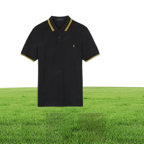 a1 FashionMen Classic Polo Shirt England perry Cotton Short Sleeve NEW Arrived Summer Tennis Cotton Polos White Black S3XL