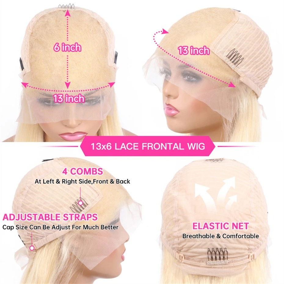 13x4 13x6 Transparent Grey Lace Front Wigs Human Hair Colored Human Hair Wig Brazilian Body Wave 613 Lace Frontal Wigs for Women