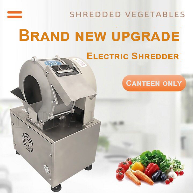 Automatic Vegetable Cutter Machine Commercial Electric Potato Slicer Shredder Multifunction Vegetable Cutting Machine