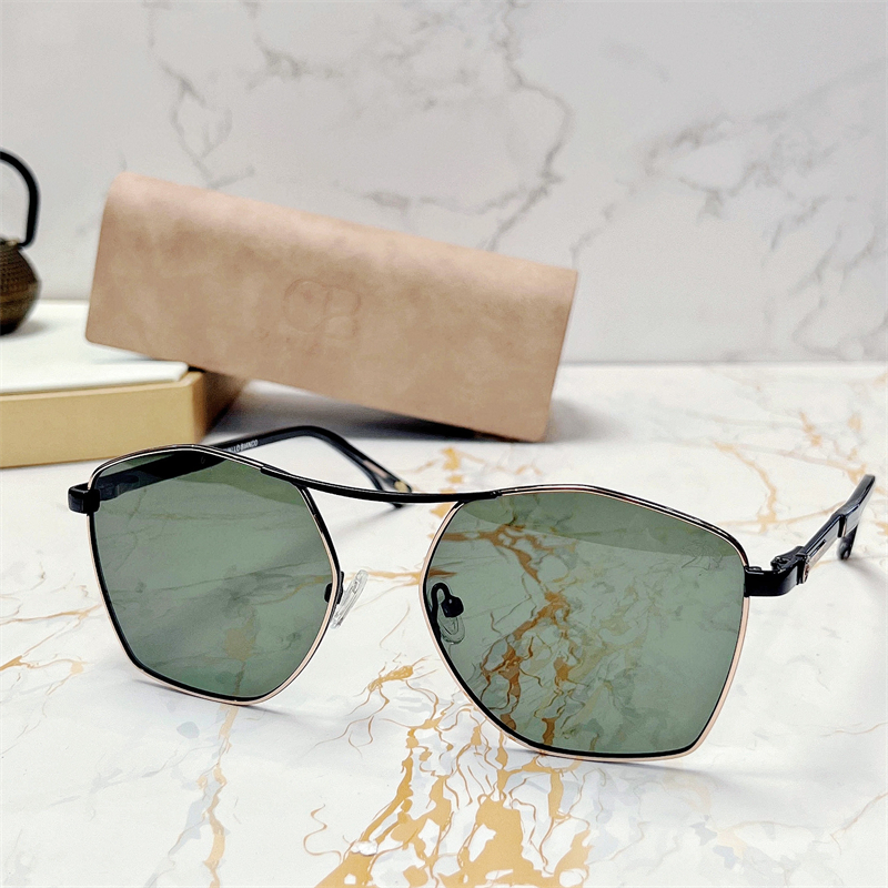 CAVALLO BIANCO Polarized Sunglasses for Fishing Men Polaroid Stainless Steel Metal Italy Brand Designer Oversized Golden Vintage Steampunk Driving Fis