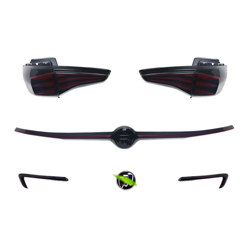 LED Through Taillight For Buick GL8ES 20 20 653T Taillight Assembly DRL Fog Brake Lamp Assembly Tuning Light Plug And Play