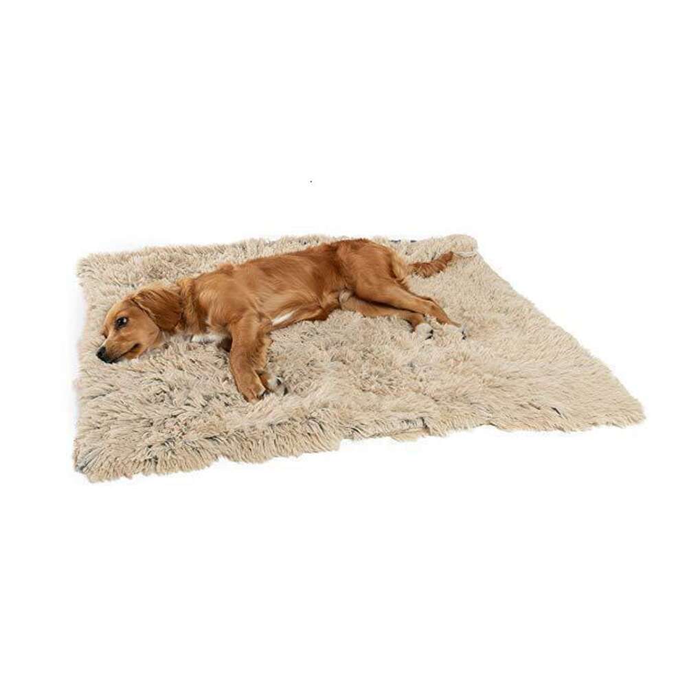 Plush Double Golden fur dog mat Cat blanket Warm and comfortable pet supplies