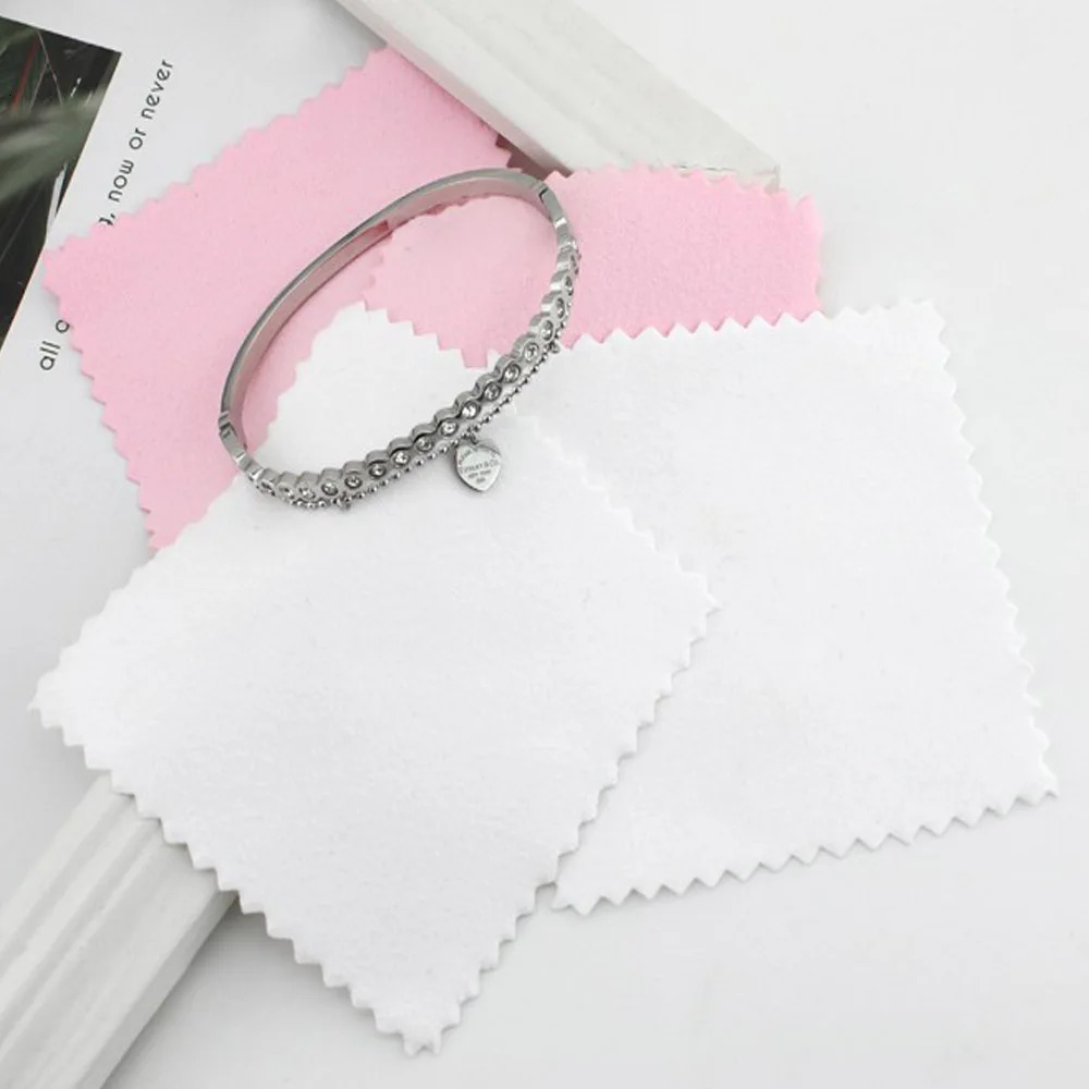 Velvet Polishing Cloths 8x8cm 14x14cm pack of 50 Custom and size Glasses Camera Flannel Cleaning Gold Jewelry Suede Cloth 240309