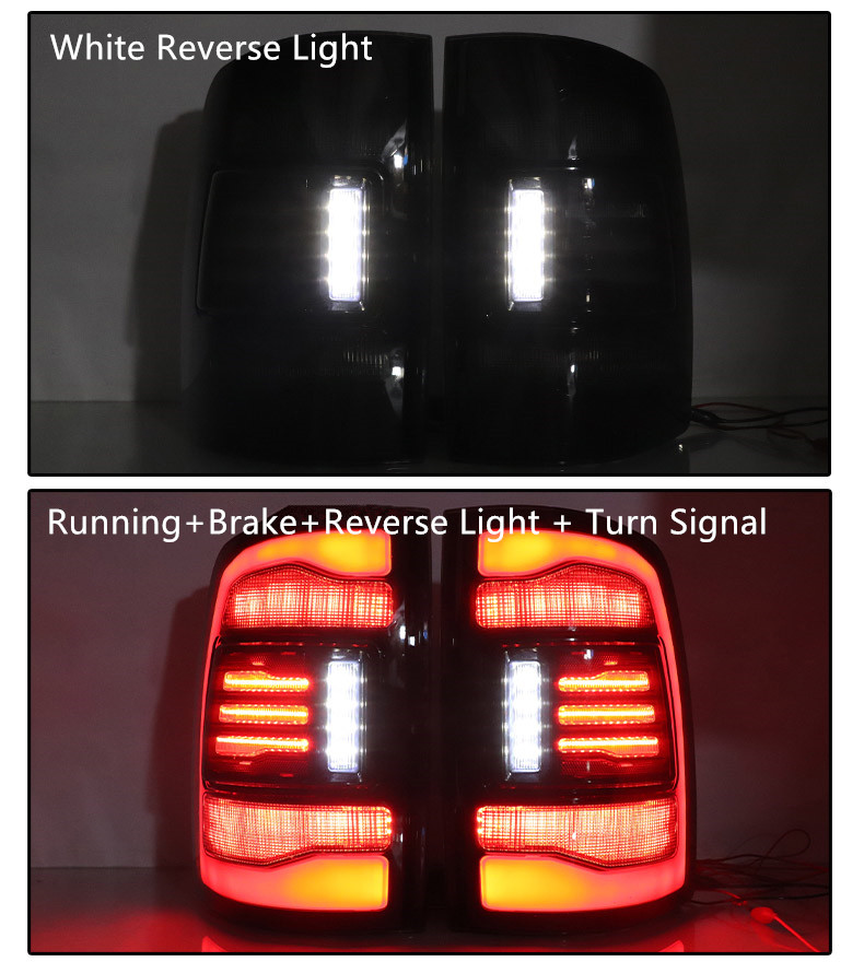 LED Turn Signal Tail Lamp for Dodge RAM 1500 2500 Rear Running Brake Reverse Taillight 2009-2018 Car Light Automotive Accessories