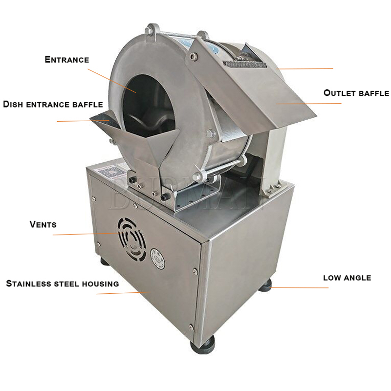 Automatic Vegetable Cutter Machine Commercial Electric Potato Slicer Shredder Multifunction Vegetable Cutting Machine