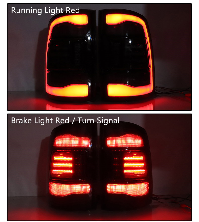 LED Turn Signal Tail Lamp for Dodge RAM 1500 2500 Rear Running Brake Reverse Taillight 2009-2018 Car Light Automotive Accessories