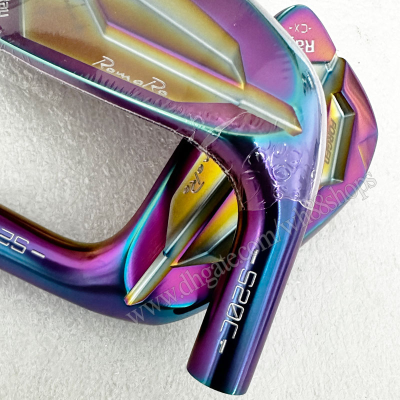 Golf Clubs Japan ROMARO Ray CX Golf Irons 4-9 P Men Forged Purple Irons Set R or S Steel Shaft and Graphite Shaft Free Shipping