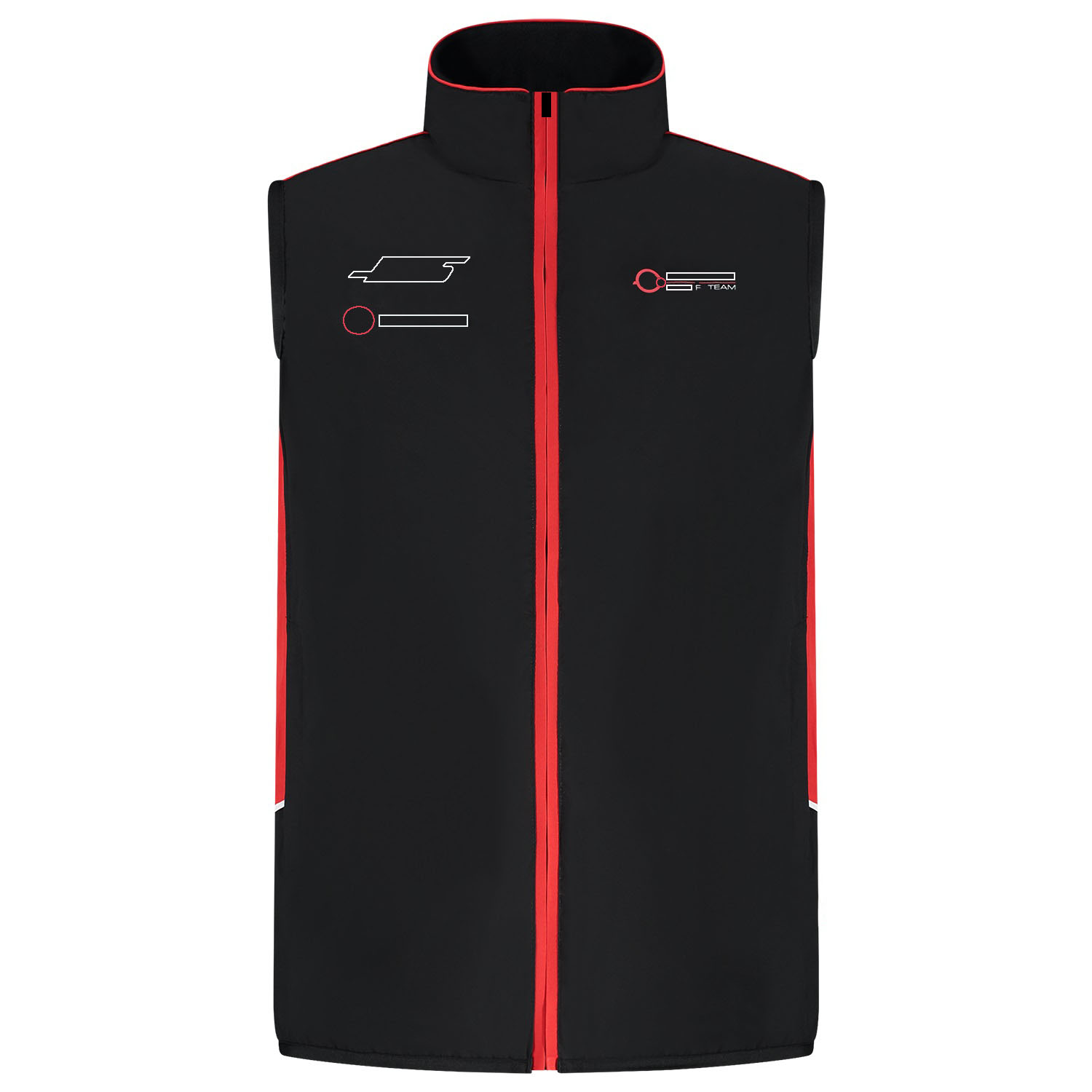 F1 Team Black 2024 Formula 1 Racing Half Zip Sweatshirt Pullover Driver Windproof Warm Soft Shell Jacket Men Women Plus Size free shipping