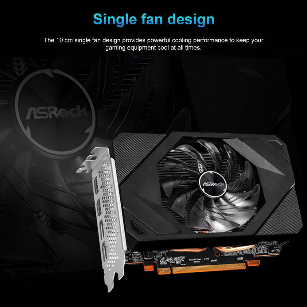 New ASRock AMD Radeon RX 6600 XT Challenger ITX 8GB Graphics Card RX6600XT GDDR6 128bit Video Cards GPU DeskTop placa de video