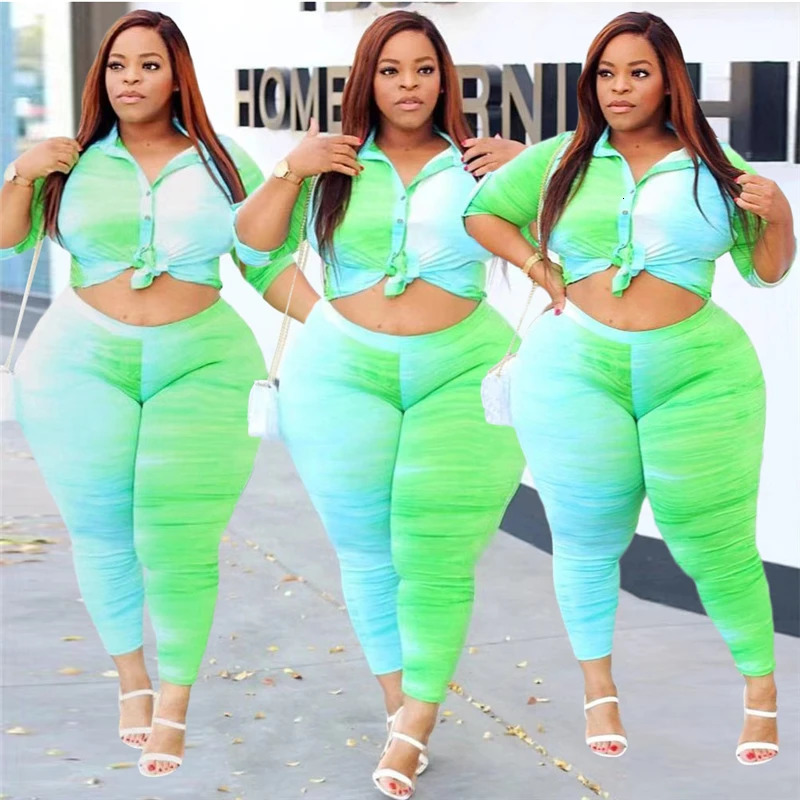 5XL Two Piece Outfits for Women Top and Pants Sets Streetwear Plus Size Tracksuit Leggings Sweatsuit Wholesale Drop 240229